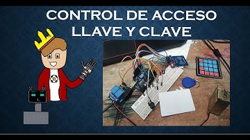 Control de acceso por clave y llave - Teclado numérico y RFID + Cerradura electrónica con Arduino