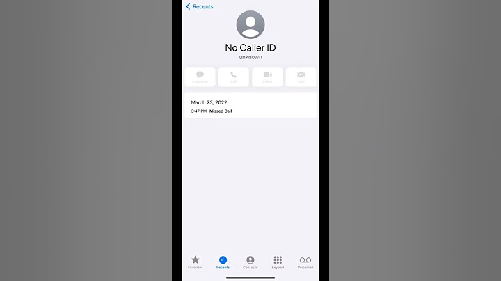 How to find a no caller ID number￼