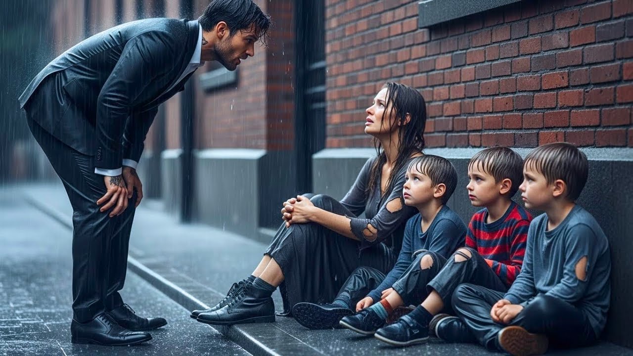 EL JEFE DE LA MAFIA VIO A SU EXNOVIA HUMILLADA CON TRES HIJOS IDÉNTICOS A ÉL — Y QUEDÓ EN SHOCK CON