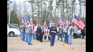 Last Salute Military Funeral Honors for Richard D  Storck U S ARMY March 12, 2023
