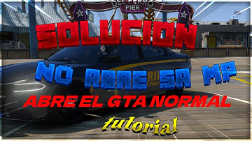 Solución SAMP Abre GTA San ANDREAS Normal!! Solución 2025 Funcionando
