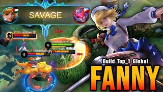Fanny Perfect SAVAGE!! - Build Top 1 Global Fanny ~ MLBB