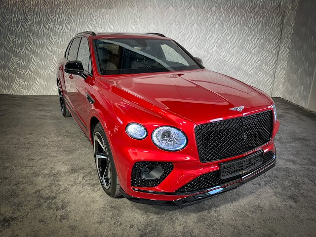 Bentley Bentayga S in St. James Red(Pearlescent) By Mulliner Walkaround 4K HDR