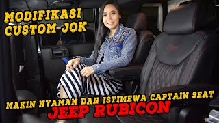 Jeep Rubicon Modifikasi Custom Captain Seat  Makin Nyaman ⁉️ classic 1 interior