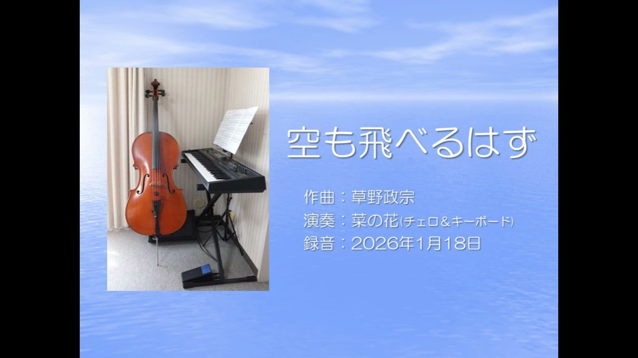 空も飛べるはず by チェロ＆キーボード