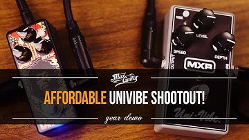 Affordable Univibe shootout! MXR M68 Univibe vs. Dunlop JHW3 