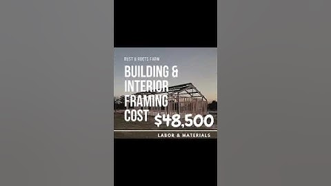 What does it cost to build a Barndo?