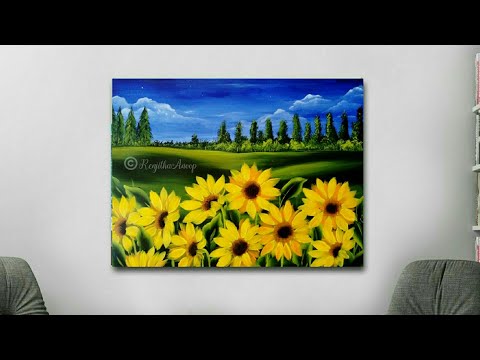 Easy Landscape Painting For Beginners Step By Step Acrylics - robloxpetranchsimulatorcode videos 9tubetv