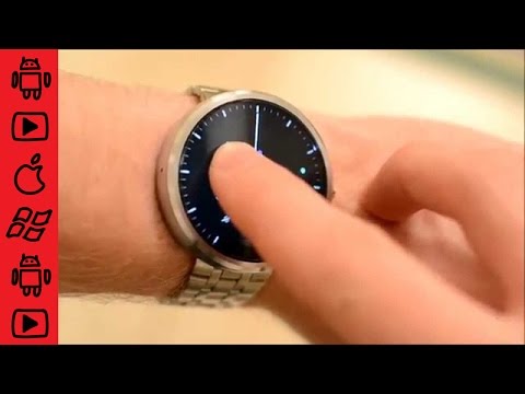 Moto 360 Android Wear Lollipop 5.0 Update In-depth First Look with New Custom Watch Face API