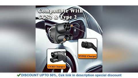 GUWIEYG CCS2 to Telsa AC DC Adapter Fit NACS Electric Vehicle Car EV Charger Connector CCS2 For Tesl