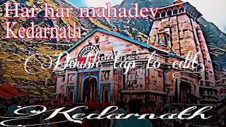 Namo namo shankara bholenath shankara song Kedarnath mahadev mandir WhatsApp Status video 8/2/2023 🙏