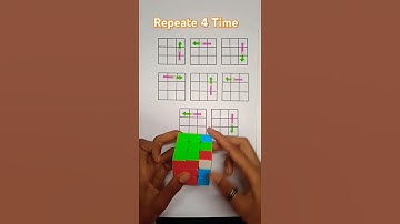 New cube tricks {Repeat -4 Time}#shorts #puzzle #cubing #rubik #kingofcubes