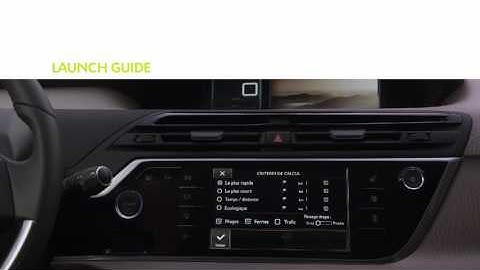 CITROËN C4 PICASSO : Navigatiefunctie