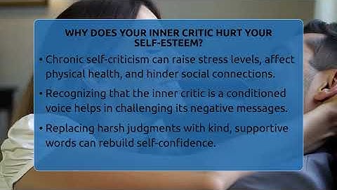 Why Does Your Inner Critic Hurt Your Self-esteem? - The Personal Growth Path