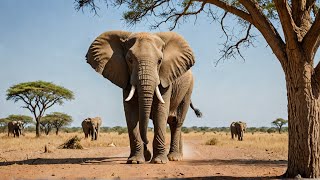 Slon Zimbabvea Naleteo na Turiste
