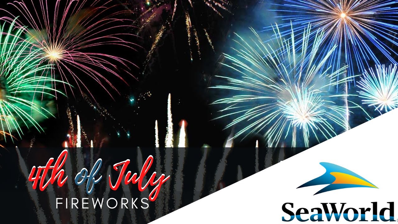 FIREWORKS AT SEAWORLD ORLANDO FOR 4TH OF JULY Light Up the Night
