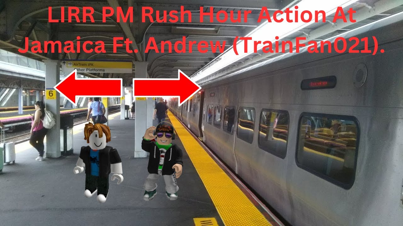 LIRR PM Rush Hour Action At Jamaica Ft Andrew (TrainFan021) - YouTube