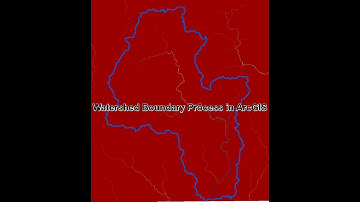 Watershed Boundary delineation/extraction from DEM or DTM in ArcGIS, spatial analyst, hydrology tool
