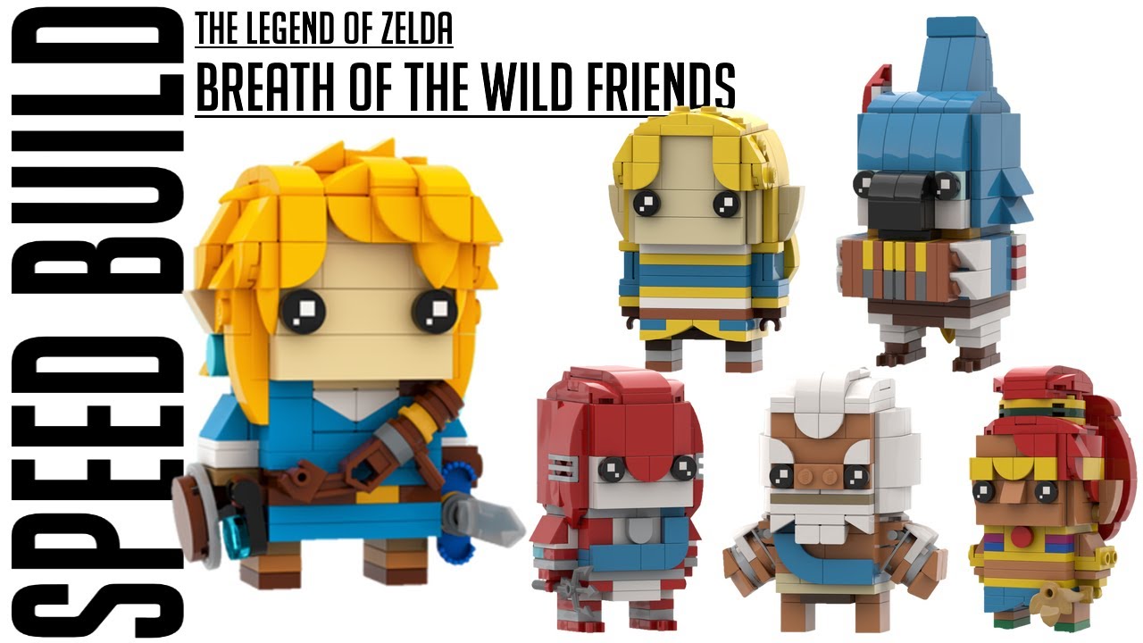 LEGO Link & Zelda, Finished Link & Zelda based on their app…