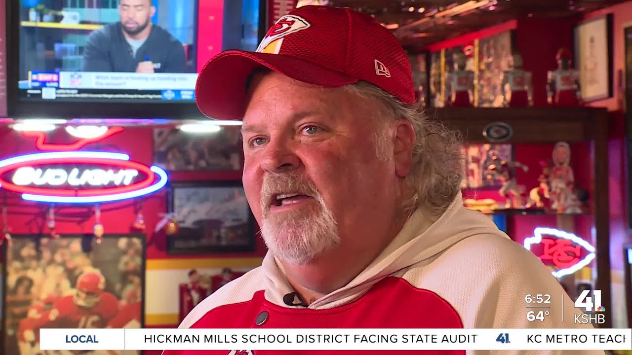 Kansas City Chiefs prepare to take the field, fans prepare off the field