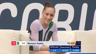 Kaylia Nemour 🇩🇿🇫🇷 - GOLD 🥇 Uneven Bars routine - Baku World Cup 2024