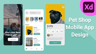 Pet Shop Mobile App UI Design screenshot 3