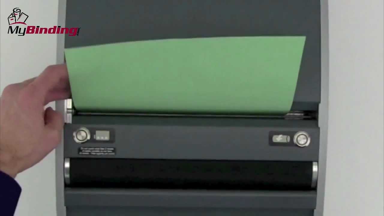 Rhin-O-Tuff 3250CL Electric Spiral Coil Binding Machine Demo