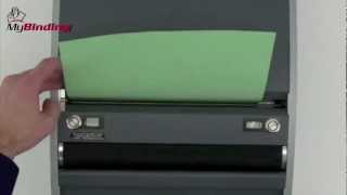 Famous Rhin-O-Tuff 3250CL Electric Spiral Coil Binding Machine Demo Wealth