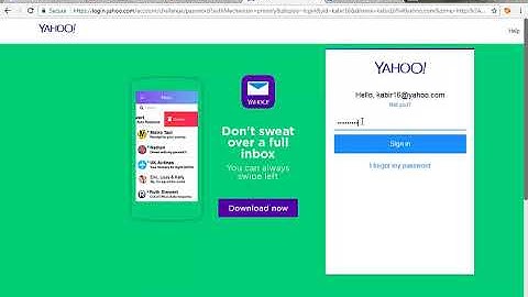 Yahoo - Email forwarding for GST OTP Authentication