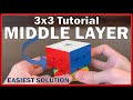 How to Solve the 3x3 Rubik's Cube - Second Layer / Middle Layer