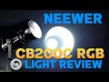 Neewer CB200C RGB LED Video Light Review | 36000 Colors for $300!