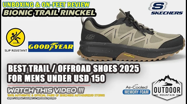 Unboxing & review on feet SKECHERS BIONIC TRAIL RINCKEL OUTDOOR OFFROAD HIKING ATR SHOES ORIGINAL