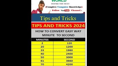 how to convert easy way minute to second #shorts | #shortsvideo | #shortsvideoviral #exceltricks
