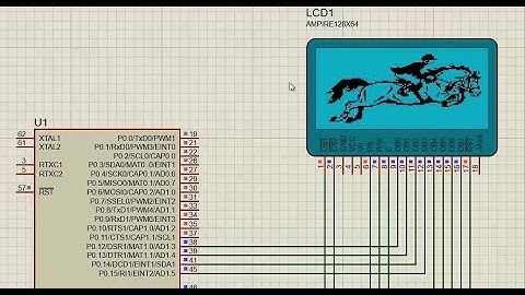Interfacing GLCD with LPC2148 | ARM7 | LPC2148 | Graphical LCD | Advanced Processors