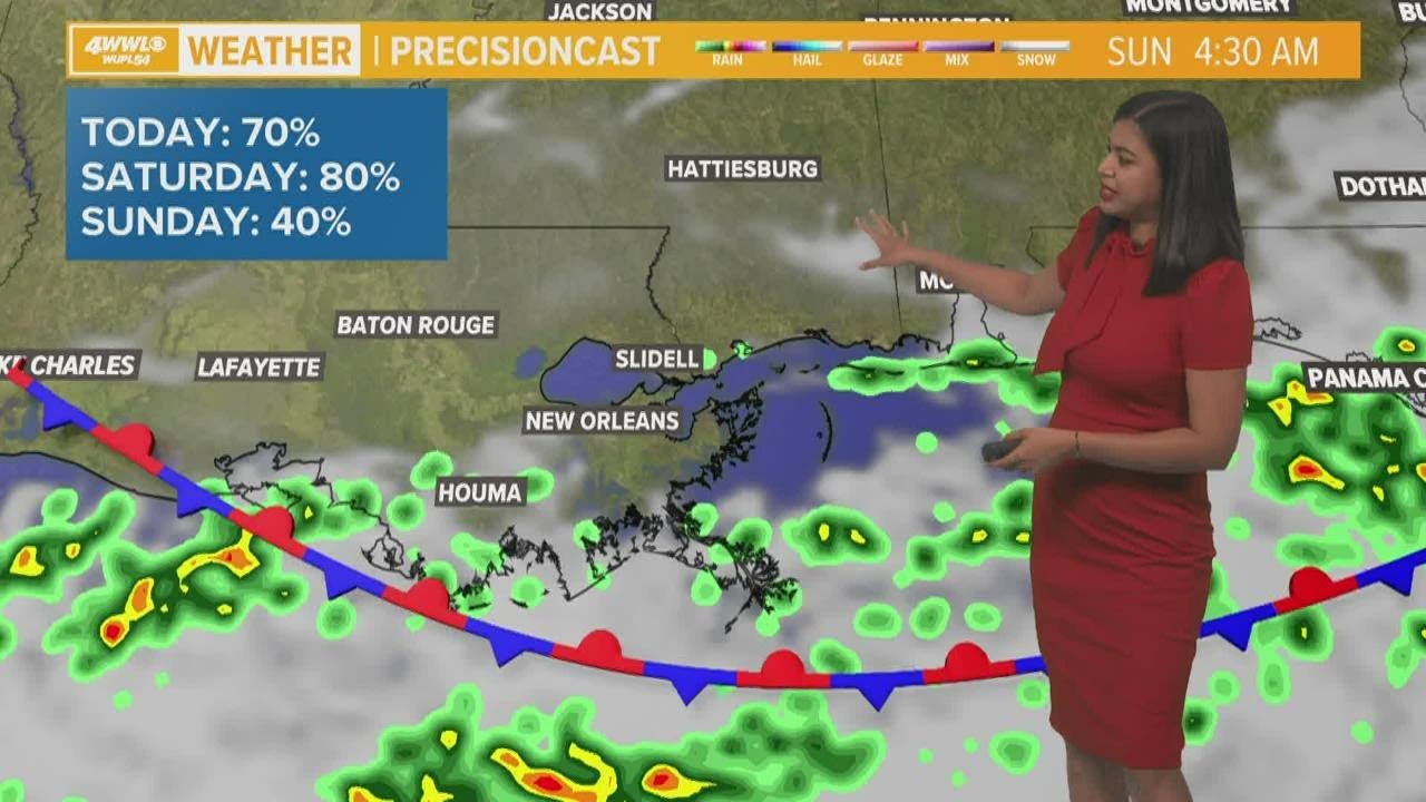 A rainy holiday weekend is expected but it won't be a complete washout ...