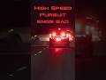 Shocking end to high-speed police chase