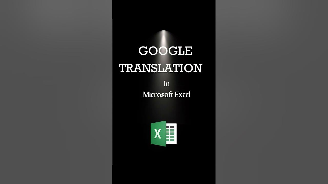 How Do I Translate Text In Google Sheet YouTube how-do-i-translate-text-in-google-sheet-youtube