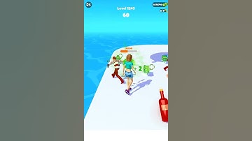 Run Rich 3D Level 1243 Gameplay Walkthrough Android #Shorts