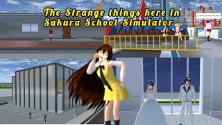 The Strange things here in Sakura School Simulator game || Rainbow Toni🌈