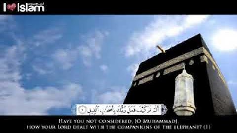 سورة الفيل - محمد المقيط | Surah Al-Fil - Muhammad al Muqit