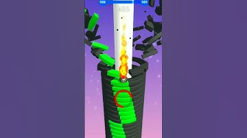 stack ball 3D gameplay 😱😱#youtubeshorts #gaming #sortvaral #stackballgame #gameplay #sortfeed