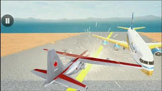 Two Plane Landing Same Way And Crash The Airplane. screenshot 2