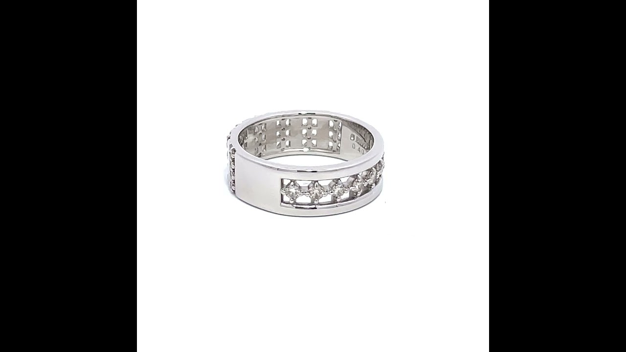 エステール ダイヤモンド リング Pt900 ESTELLE 透かし リバーシブル  