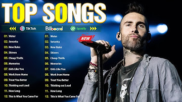 Billboard Hot 100 🍋 Spotify Playlist 🍎 Ed Sheeran, Bruno Mars, Maroon 5, The Weeknd, Billie Eilish