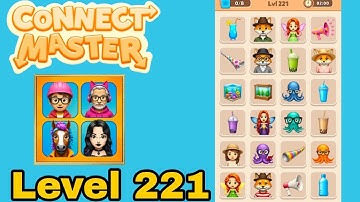 Connect master match puzzle level 221 solution walkthrough 