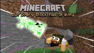 Minecraft But Every Block Has Gravity W/Viewers