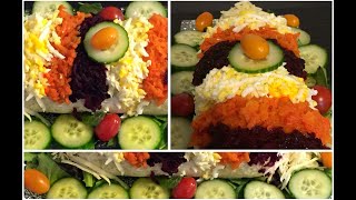 JINENE | ? سلاطة خضار مشكلة لشهر رمضان / Salade composée très goûteuse / Delicious mixed salad