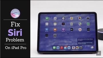 Fix Siri problem on iPad Pro | Siri Not Working on iPad Pro Solved