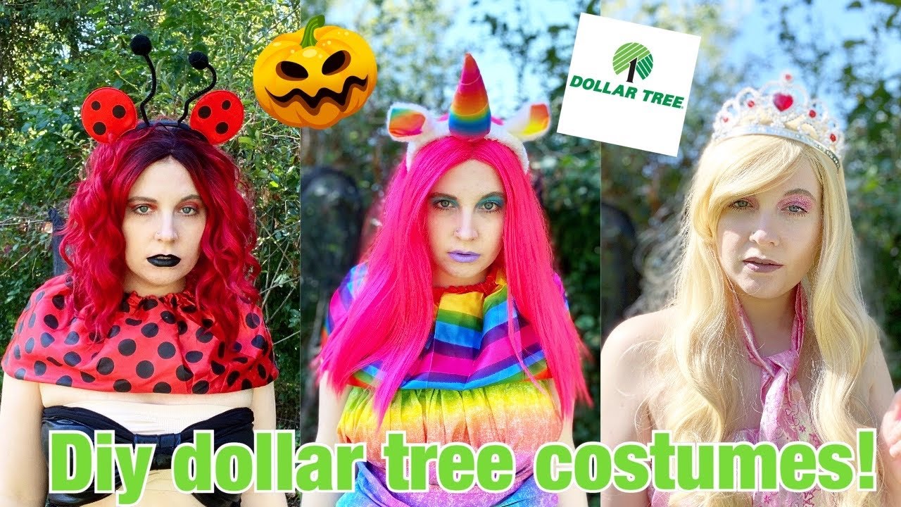 DIY Dollar Tree Halloween Costume Ideas! YouTube