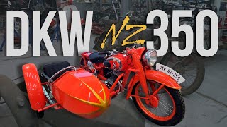 DKW NZ 350 - реставрация мотоциклов Ретроцикл, плюс уникальные кадры рекламы прошлого века